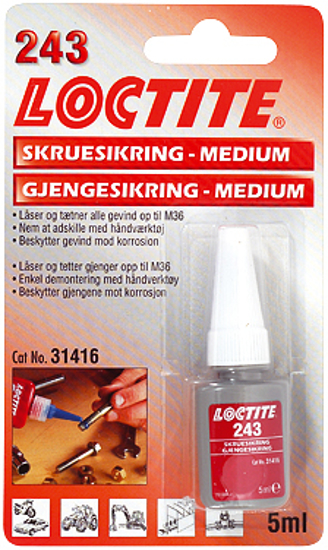 Bilde av Skusikring Loctite 243 